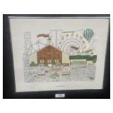 Framed B Johnson Lebanon, PA Fair Print.