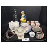 Pillsbury Napkin Holder, Teacups/Dishes.