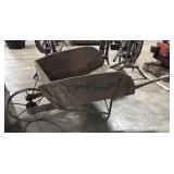 Primitive Wheel Barrow.