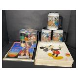Walt Disney Book, Magazine, Tumblers, Gift Pack.