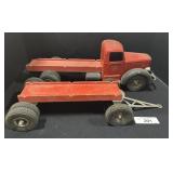 Vintage Smitty Toys Lumber Truck & Trailer.