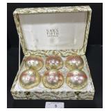 Vintage Saks Fifth Avenue Christmas Ornament Set.