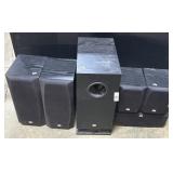 Onkyo Stereo Speakers & Subwoofer.