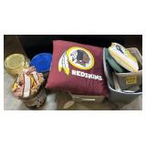 Washington Football Memorabilia, Tins.