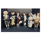 6 Byers Choice Dolls.