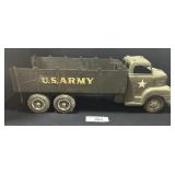 Vintage MarX US Army Metal Toy Truck.