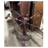 Antique Wooden Yarn Winder.