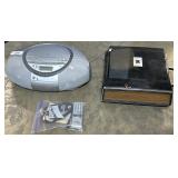 Sony CFD-S350 Boombox & Kodak Moviedeck.