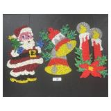 3 Vintage Popcorn Christmas Decor.