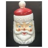 Vintage 70s Plastic Empire Santa Cookie Jar.