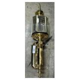 Brass Outdoor Lamp Light Fixture.