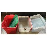 4 Storage Totes.