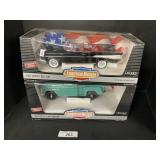 2 American Muscle Die-Cast Model Cars.
