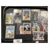 Sports Cards Assortment, Shaq, Hank Aaron.
