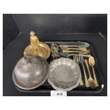 Gold Colored Stainless Steel Silverware.