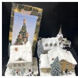 Norman Rockwell Lighted Christmas Buildings.