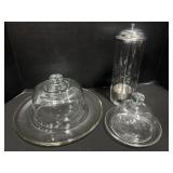 3 Princess House Glass Pieces.