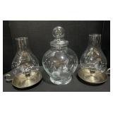 3 Princess House Glass Pieces.