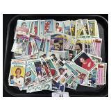 Tray Of Various Football & Hockey Cards.