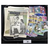 Various Baseball Cards & Signed Photos.