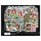 Tray Of Various Baseball Collector Cards.