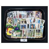Tray Of Various Baseball Cards, Topps, Score.