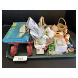 Doll House Furniture & Christmas Ornaments.