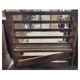 Ornate Industrial Hanging Rack.