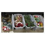 Christmas Ornaments, Garland, Decor.