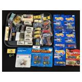 Die Cast Toy Cars (Hot Wheels, ERTL).