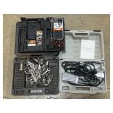 Grinder, CB Radio, Sockets & Wrenches.