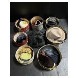 Various Ladyï¿½s Fashion Hats W/ Boxes.