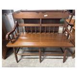 Windsor Style Deacons Bench.