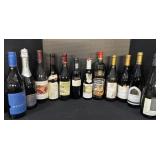 12 Wine Bottles.