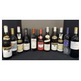 11 Wine Bottles.