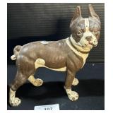 Vintage Cast Iron Boston Terrier Door Stop.