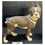 Vintage Cast Iron Boston Terrier Door Stop.