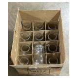 12 Dietz Glass Lantern Globes In Box.