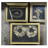 3 Mourning Art- Floral And Victorian Hair.