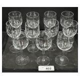 11 Princess House Heritage Collection Glasses.