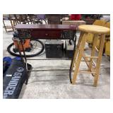 French Provincial Wrought Iron Side Table,