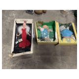 Vtg Marilyn Monroe Doll, (2) Cabbage Patch Kids