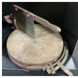 Primitive Wooden Cheese Slicer.