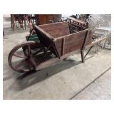 Primitive Wheel Barrow.