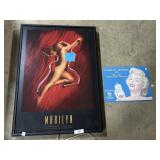 Marilyn Monroe Neon Sign & Shampoo Adv.