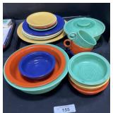 Vintage Fiesta Ware Dinnerware.
