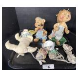 6 Collectible Annalee Dolls.