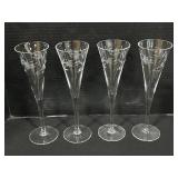 Princess House Heritage Collection Flutes.
