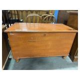 Vtg Pine Blanket Chest.