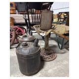 (3) Antique Advertising Oil Cans, Cast Iron